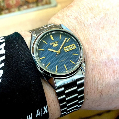 Seiko 5 N18 automatic vintage watch 1970s