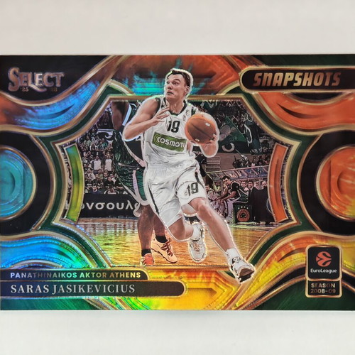 Saras Jasikevicius Panini Select Euroleague 25 26 card new