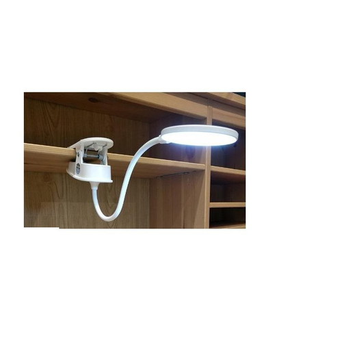 Rechargeable LED lamp with adjustable flexible arm, new