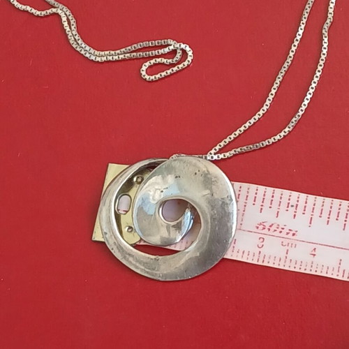 925 silver necklace with 50 cm chain