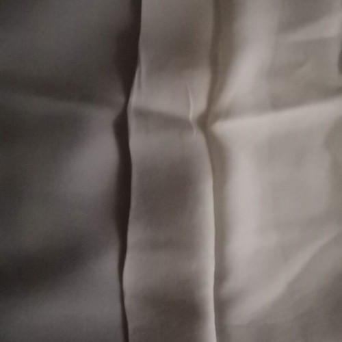 Lussile official skirt, like new, grey-sky blue and ivory muslin fabric