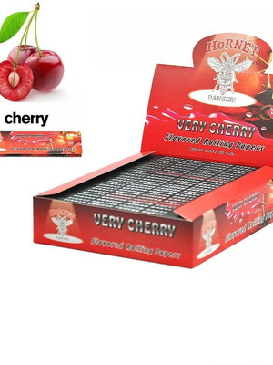Hornet King Size Rolling Papers cherry flavor new