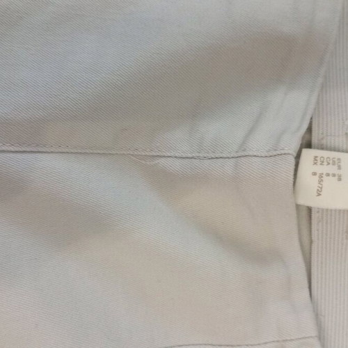 Zara women's pants slightly elastic, ecru color, like new