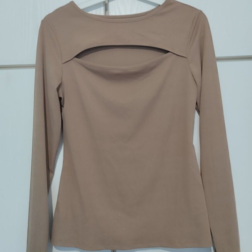 Acne Studios beige autumn blouse new, fits M/L