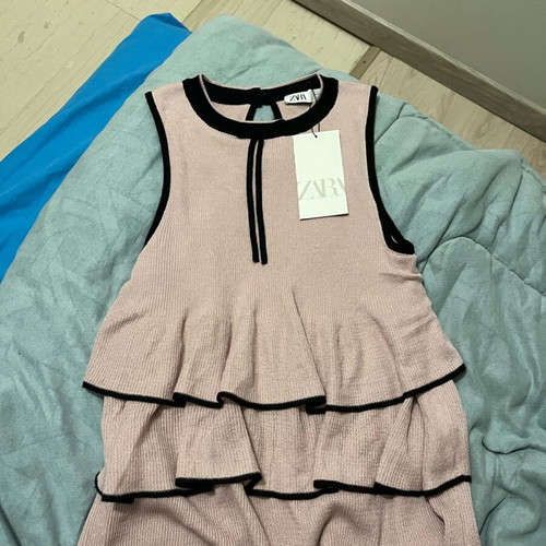 Zara blouse pink new