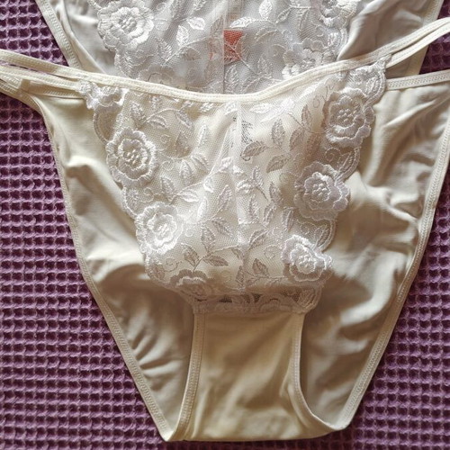Women's lace slip underwear new, pack of 6, size L