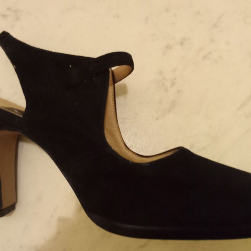 Shoes 37 black genuine leather pumps like new