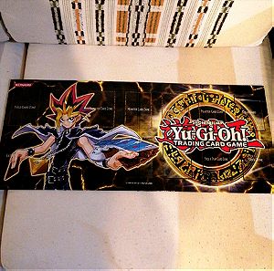 YuGiOh field board διπλής όψεως από σκληρό πλαστικοποιημενο χαρτόνι!