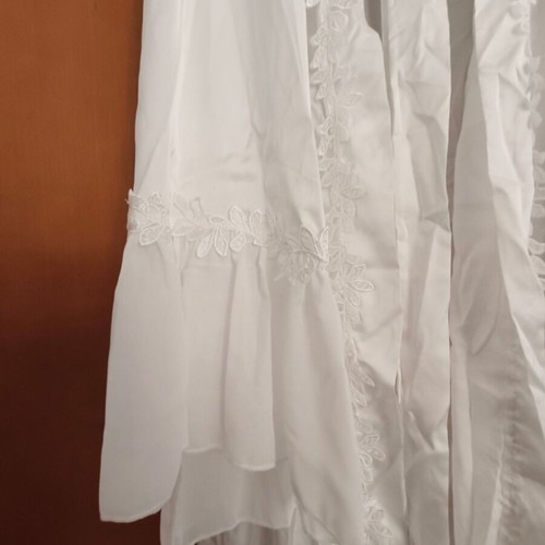 Bridal robe, white, size M/38/10
