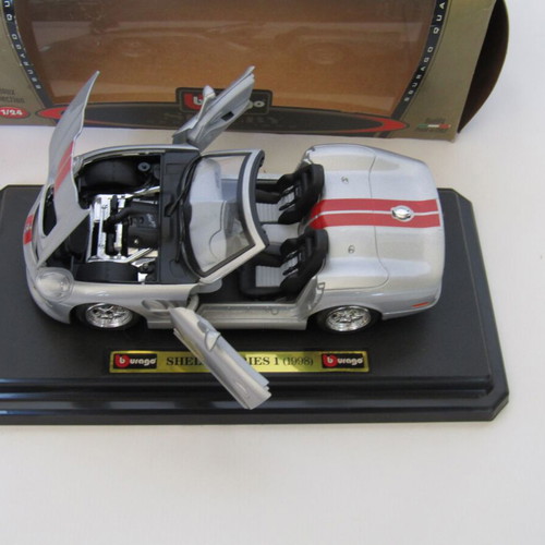 Bburago Shelby Series 1 1999 model like new with original box and base