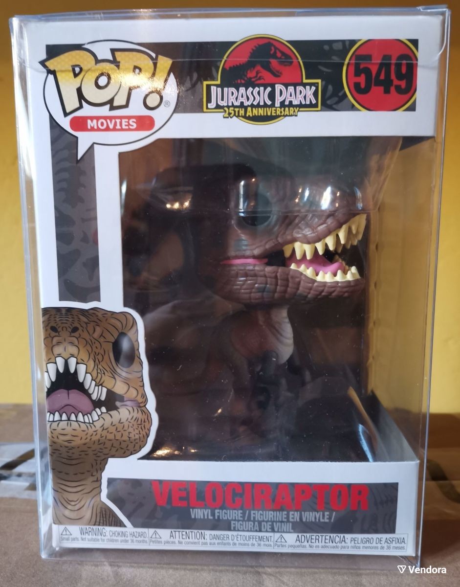 Funko Pop! Jurassic Park - Velociraptor #549