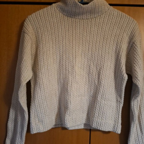 Zazu knitted set like new, beige mini skirt and top