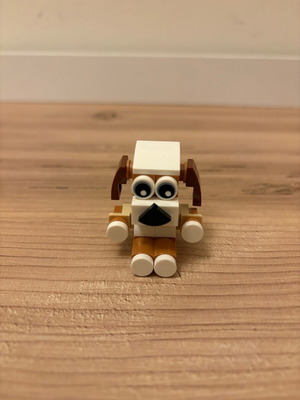 Lego promotional set with baby puppy like new