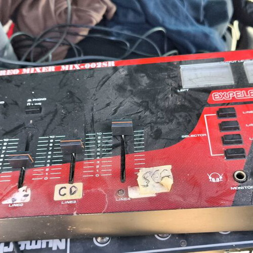 DJ music equipment used pack without speakers