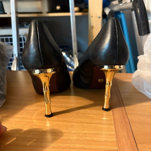 Zara leather pumps used size 38