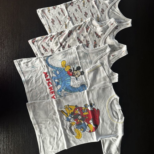 Boy shirts used, bundle of 4 for ages 2-4, cotton, white