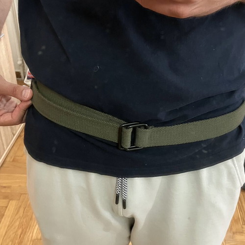 Military Style Belt khaki, like new, 125 cm