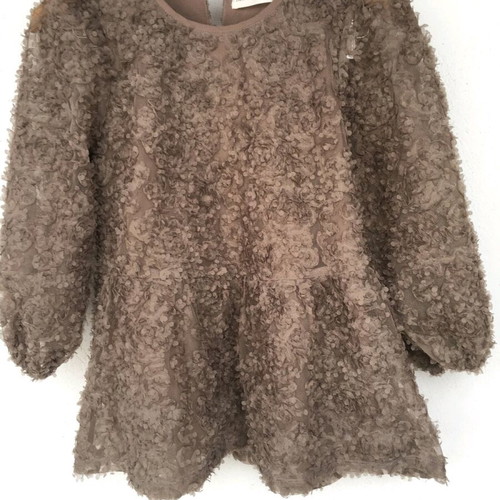 InWear flower blouse size S like new, beige and brown