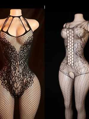 Sexy lingerie set 2 pieces black new
