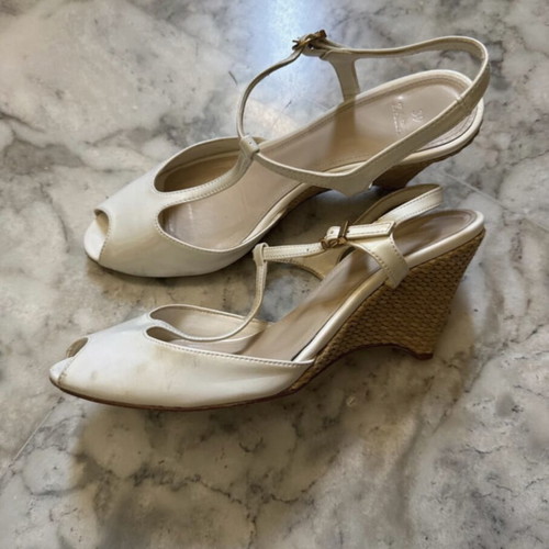 Mary Jane shoes Zara white size 39 used