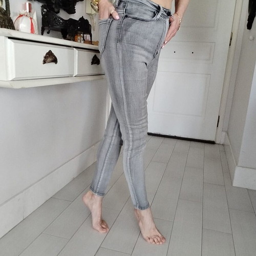 Tally Weijl women's skinny jeans gray like new, size 36/38