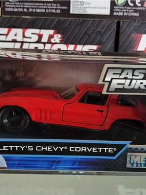 Fast & Furious Metals Die-Cast Letty's Chevy Corvette like new