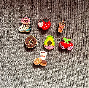 Fruits & Donuts Crocs Charms (23 τμχ)