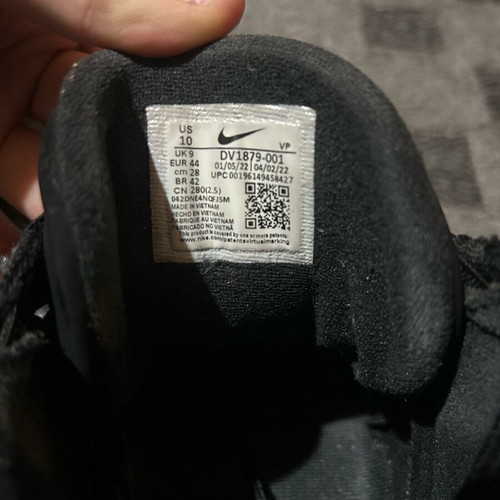 Nike Air More Uptempo used, black and purple, size 44