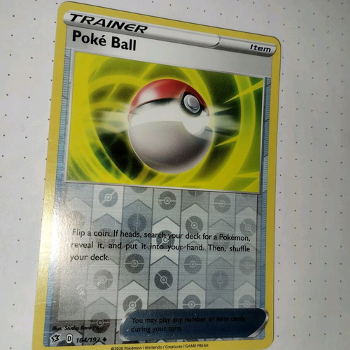 Pokeball Pokemon card like new