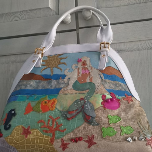 Braccialini handbag used, handheld