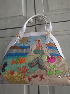 Braccialini handbag used, handheld