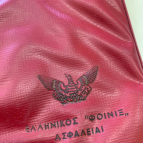 Phoenix Insurance Driver's Case used, 1960s