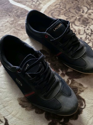 Lacoste shoes used, size 45, blue casual