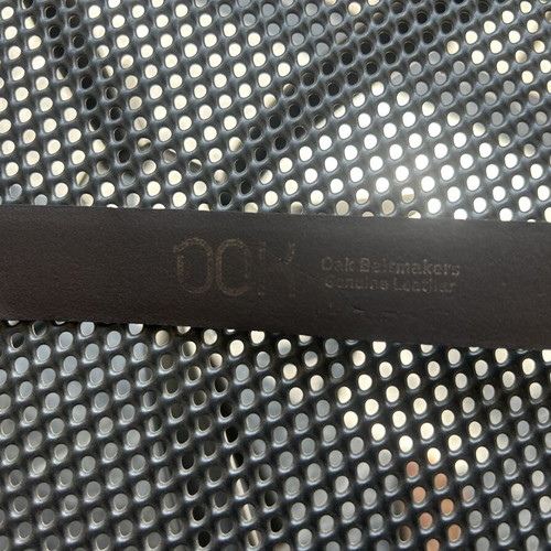 Leather belt black like new, size 100