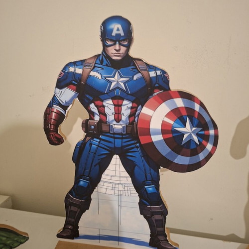 Marvel wooden figures set of 4 new, 40 cm each