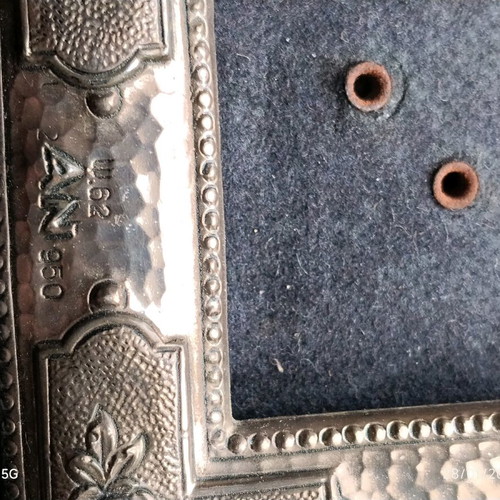 Vintage Silver Frame 950 Used Handmade Hammered