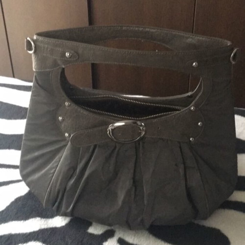 STEFANEL women's gray handbag like new