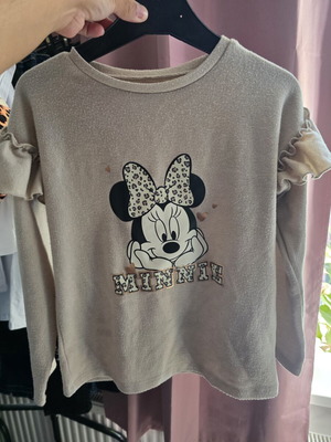 Minnie girls' sweater used, beige, size 128 cm