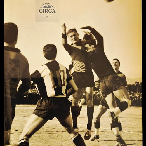 Panachaiki Fostir 2-1 press photo used, vintage football