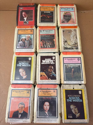 Κασέτες 8 Track σαν καινούργιες, πακέτο 50 τεμαχίων