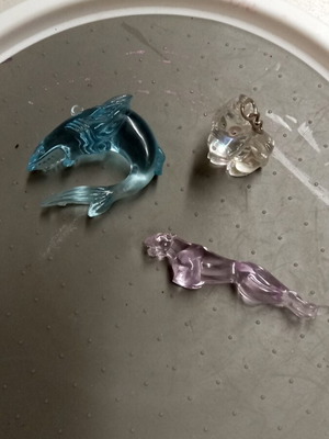 Collectible plastic hanging toys pack of 3 from the 90s used