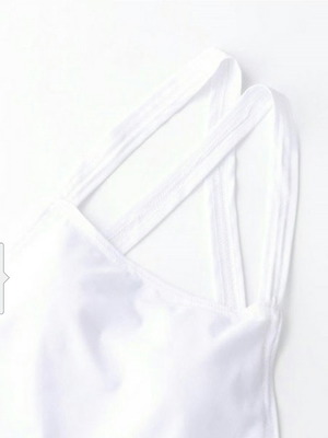 One-piece white swimsuit new medium