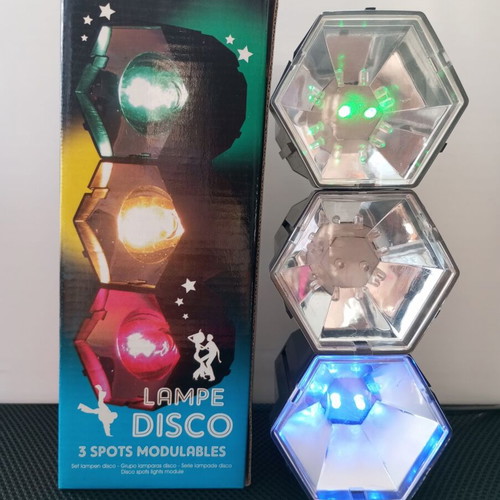 Disco Lamp with 3 Adjustable Spots New