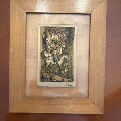 A. Tassos Matching Limited Edition Suite of 5 Fine Silver Woodcut Prints