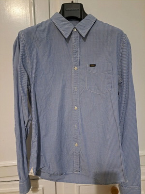 Lee jeans men's checked shirt medium used, 100% cotton