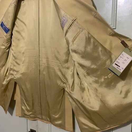 Men's jacket new Italian tailoring size 54 beige