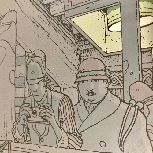 Moebius Major Fatal Days in Armjourth vintage silkscreen print 1989