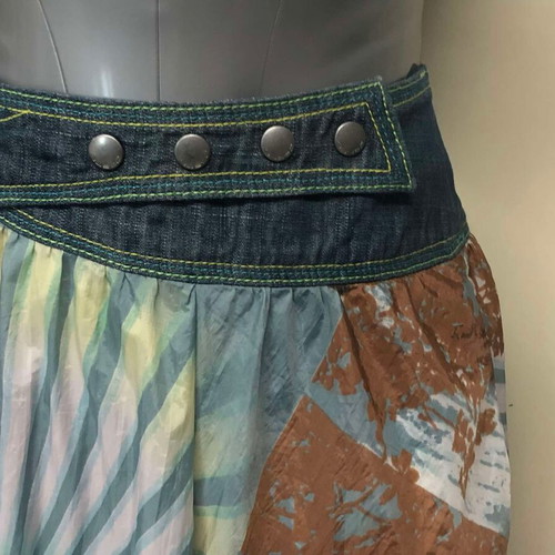 CUSTO skirt like new, colorful, size 42 M/L