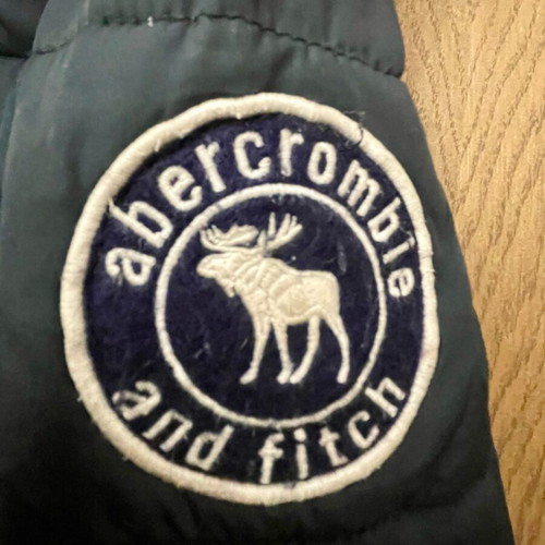 Abercrombie Down Jacket with Hood Like New Blue