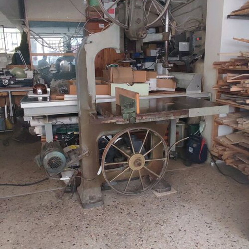 Woodworking band saw 70mm used, three-phase
